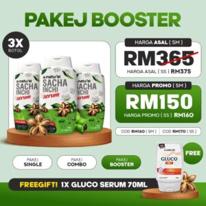 Sacha Inchi Serum Pakej Booster